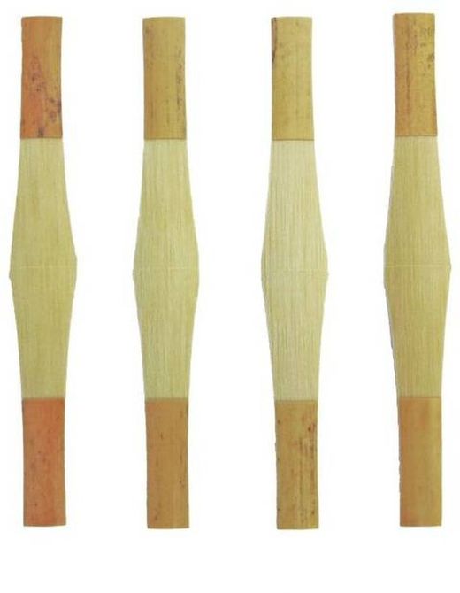 Soprano shawm / dulcian  cane, gouged, profiled and shaped