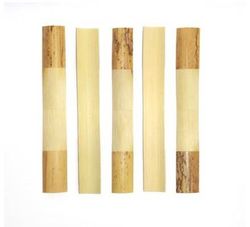 Contrabassoon cane, gouged and profiled.
