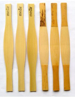 Canya fagot barroc, gubiada perfilada i amb forma