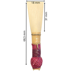 Baroque bassoon reed, B7 Rieger