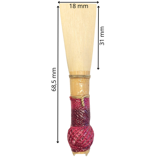 Baroque bassoon reed, B7 Rieger