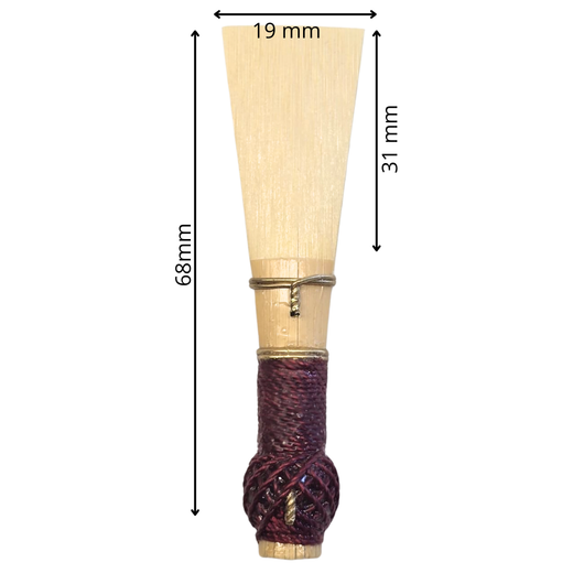 Baroque Bassoon reed, B2 Rieger