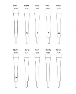 Rohrholz für Fagott, façoniert