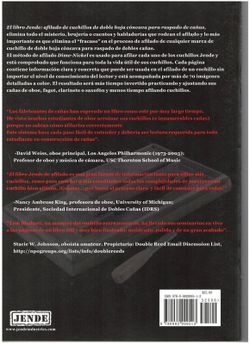 El libro Jende. Afilado de cuchillos