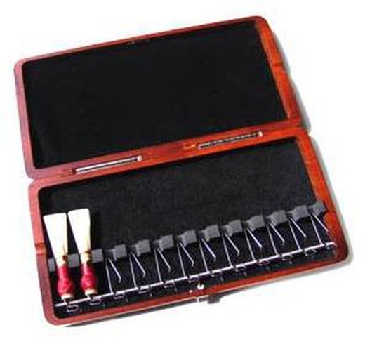 Reed case for 12 bassoon reeds
