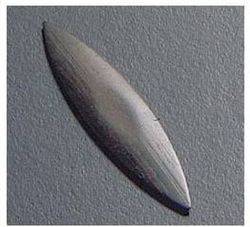 Plaque convexe en ébène