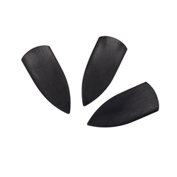 Plaque convexe en ébène