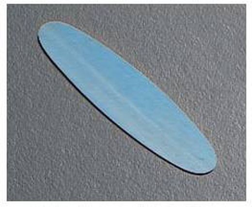 Plaque en acier polí