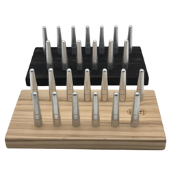 Tablette avec 13 mandrins