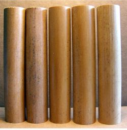 Uilleann pipe tube cane, flat